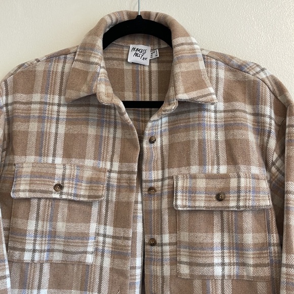 Princess Polly Plaid Shirt + Jacket | Size US 2 - Picture 8 of 11